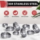thumbnail image 3 of Anillos de pinza PEX de acero inoxidable de 1/2 pulgada, paquete de 120 unidades, EFIELD, 3 of 6