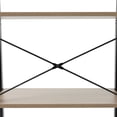 thumbnail image 3 of LEASEN 4-Shelf Ladder Bookshelf, Metal frame and Wood Shelves Storage Furniture for Office, Bathroom, Living Room，Gray Color, 3 of 9