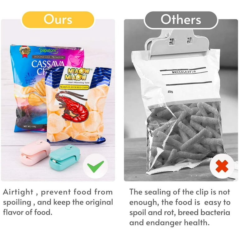 Household mini chip bag sealer machine Portable snack plastic bag