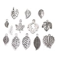thumbnail image 2 of Colgantes Sunnimix 13 Piezas clasificadas plata antigua hojas de arce forma joyería encantos, 2 of 6