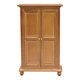 thumbnail image 1 of Vogacara Mini vitrina para casa, casilleros de de doble puerta DIY, accesorio de muebles Retro de microescena, cocina, sala de estar y dormitorio Muebles de casa de muñecas Marrón Vogacara FN011095-02, 1 of 6
