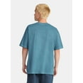 thumbnail image 4 of No Boundaries All Gender Cotton Oversize Tee with Short Sleeves, Men's and Big Men's, 4 of 5