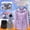 Style1-Purple rain jacket women, variant on Womens Loose Fit V Neck Lapel Zipper Softshell Jacket Belted Outdoor Hiking Raincoat Yellow XXXL