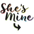 thumbnail image 3 of CafePress - She's Mine Gay Pride - Women's Light Pajamas, 3 of 4