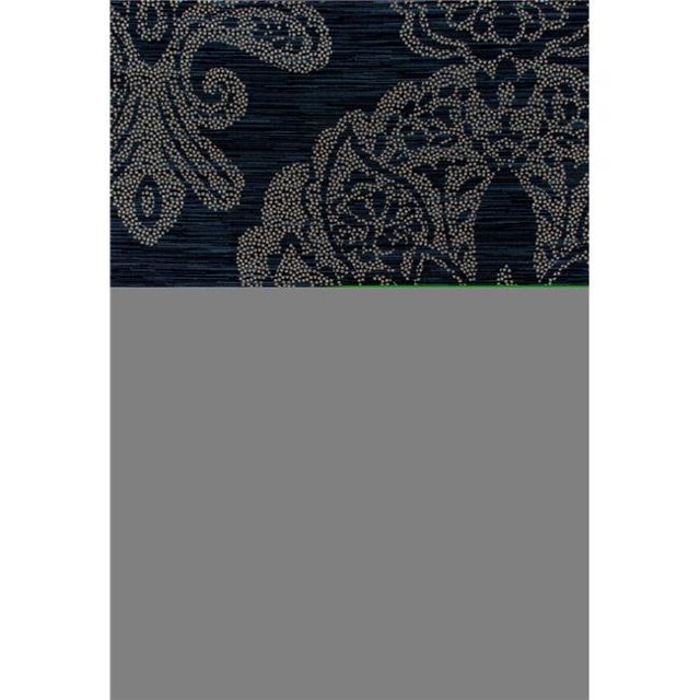 Art Carpet 841864107296 2 x 4 ft. Bastille Collection Large Damask Border Woven Area Rug, Blue