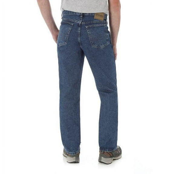 Wrangler Workwear 35001 Relaxed Five Pocket Jean-Antique Indigo-62-32 