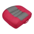 thumbnail image 3 of Cojín elevador de asiento de coche antideslizante y multifuncional para oficina y hogar. Rosa roja y gris., 3 of 9