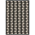 thumbnail image 4 of SAFAVIEH Courtyard Tranter Fishes Indoor/Outdoor Area Rug, Black/Beige, 7'10" x 7'10" Square, 4 of 10