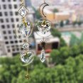 thumbnail image 3 of Adornos de cristal: 2 piezas de adornos de prisma colgantes de corazón y arcoíris para el hogar, jardín, coches, 3 of 5