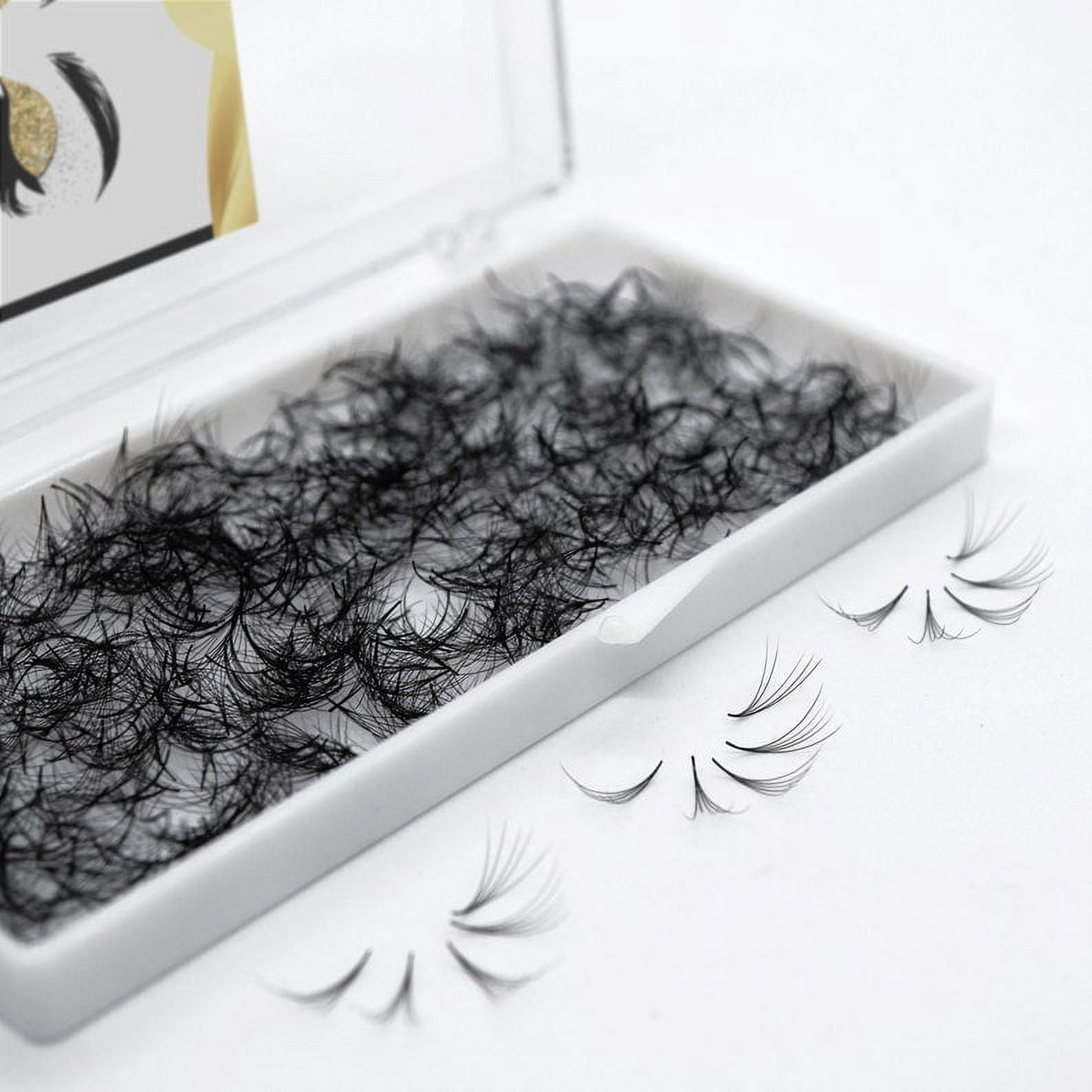 5D Curl D Lashes. 1000 Premade Volume Fans. Eyelash Extension. Handmade and Gorgeously Crafted!