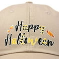 thumbnail image 2 of DALIX Happy Halloween Hat Treats Mens Womens Baseball Cap in Khaki, 2 of 7