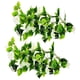 thumbnail image 3 of Vid artificial Morning Glory colgante de follaje falso decoración del hogar planta de vid de simulación, blanco 2 piezas sidaley HA8951-05B, 3 of 6