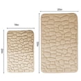thumbnail image 1 of 2 Piece Memory Foam Bathroom Mat Set - Absorbent Non Slip Carpet for Tub Shower & Bath Room, Soft Floor Mats, Machine Washable - 17x24 Plus 20 x 32 Inch Bath Rugs, 1 of 12