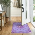 thumbnail image 2 of ODIKA 2'x3' Washable Doormat Non-Slip, Low Pile Pink Unicorn Motif Burst Ombre Gradient Watercolor Large Whimsical Refined for Entryway, Kitchen, Laundry Room, 2 of 7