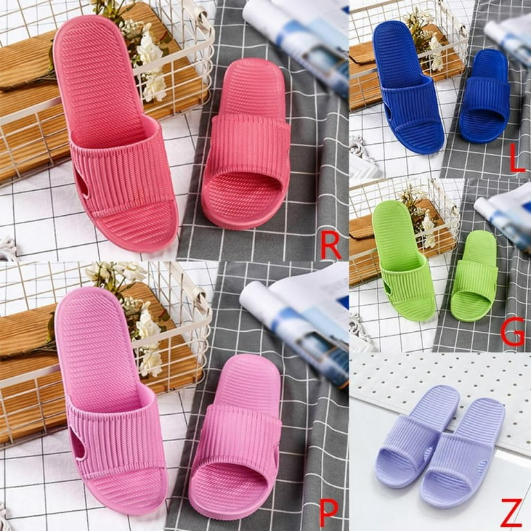 Shower Shoes Bath Slipper Slides Sandal for Women and Mens Bathroom Pool Non-Slip Quick Drying(Pink,38-39) Shower Shoes Bath Slipper Slides Sandal for Women and Mens Bathroom Pool Non-Slip Quick Drying(Pink,38-39)