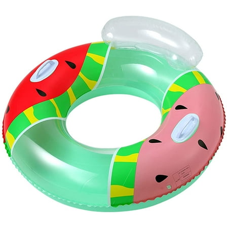 Flotteur d'eau gonflable pour adulte avec poignée, dossier pour piscine,  lac, plage, extérieur 140-175 lb