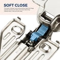 thumbnail image 3 of EcoNesxp 2-pack full coverage cabinet door hinges 105 degree adjustable concealed kitchen cabinet hinge pair 1 pair full coverage cabinet door hinges 105 degree adjustable concealed kitchen cabinet h, 3 of 5