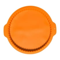 Silicone Baking Mold, Cake Pan Round Circle Mold Cheese Jelly Pudding Muffin Pizza Pie Flan Tart Bread Bakeware Pastry Baking Mold XKHZJL