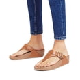 thumbnail image 5 of FITFLOP Women's Adjustable Leather Toe-Post Sandals, Color: Light Tan, Size: 7 (ES8-592-050), 5 of 5