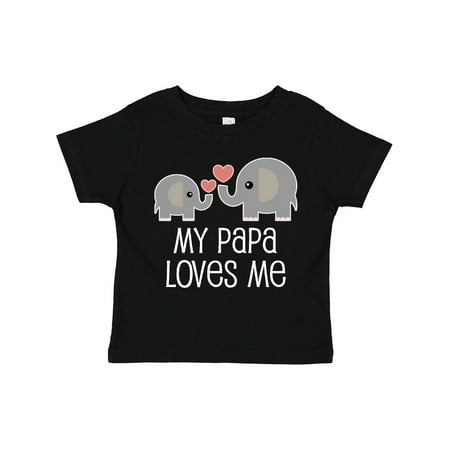

Inktastic My Papa Grandpa Loves Me Gift Toddler Boy or Toddler Girl T-Shirt