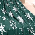 thumbnail image 3 of Green Christmas Snowflake Pattern Blanket,Comfortable Soft Flannel Throw Blanket,All Season,Warm Lightweight Blankets for Sofa Bed Couch Living Room Chair,60"x80", 3 of 4