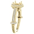 thumbnail image 3 of 14K Yellow Gold Natural Mystic Topaz Ring Cushion 7x7mm Diamond Accent 7/16 inch wide, size 5, 3 of 4