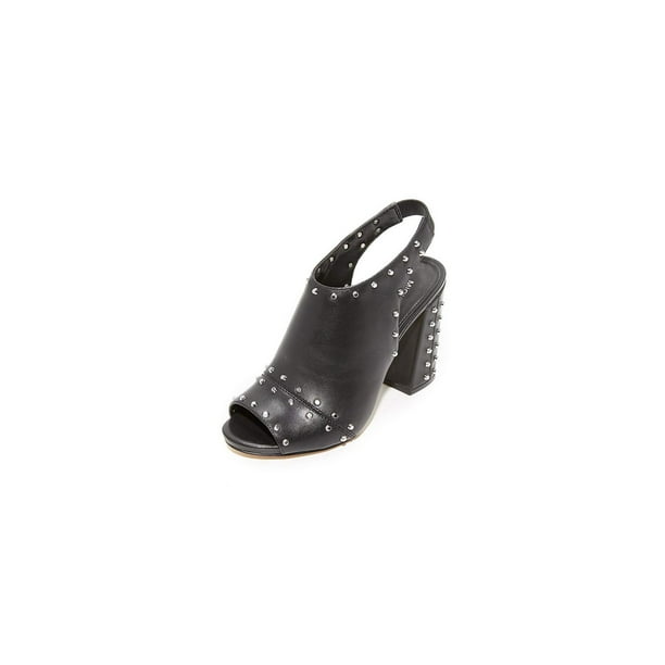 Michael Michael Kors Michael Michael Kors Womens Astor Leather Peep Toe Casual Slingback Sandals Walmart Com Walmart Com