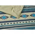 thumbnail image 3 of Chezmoi Collection Prescott 2-Piece Southwestern Multi-Color Teal Comforter Set, Twin, 3 of 4