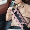 thumbnail image 2 of Vintage Cat Illustration Seatbelt Pillow - Post-Surgery Mastectomy & Breast Cancer Recovery Cushion - Soft Car Travel Pad with Funny Cat, 2 of 7