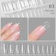 thumbnail image 1 of Uñas Postizas Transparentes Mate Cobertura Completa Almendra Redondo Ataúd Cuadrado Herramientas Gao Jinjia unisex, 1 of 2