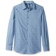 thumbnail image 1 of Camisa estampada con Botones Perry Ellis para hombre azul grande, 1 of 2