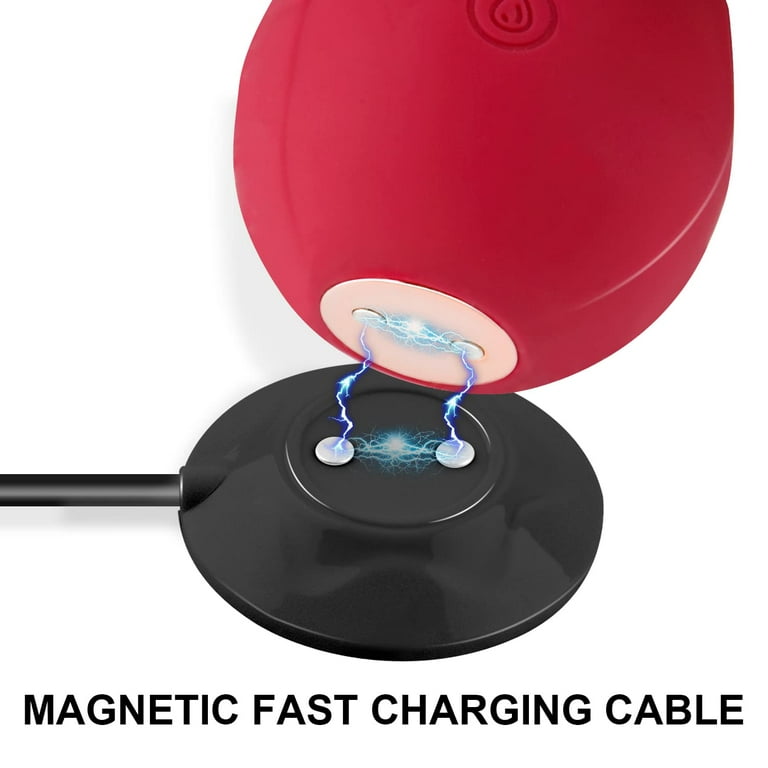 MAGSAFE - USB Charging Cable Magnetic Dock Station for Rose Massagers -  Black - Walmart.com
