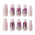 thumbnail image 4 of Lottie London x Chaun Legend Stay Press'd, Press On Nail Set, Baby Girl, 30 Coffin Shape Nails, 4 of 13