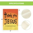 thumbnail image 5 of Thank You Jesus Garden Flag Vertical Double Sided For everything And everyone, God Christian Passion Week Nativity Yard Outdoor Decoration 12.5 x 18 Inch, 5 of 6