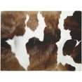 thumbnail image 6 of Cow Print Rectangle Tablecloth Brown White Cowhide Western Farmhouse Style Table Cloth for Kitchen Dining Tablecloths Table Cover Decor for Party Patio 60 x 84 Inch, 6 of 6