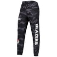thumbnail image 2 of Men's New Era Black/Camo Portland Trail Blazers Tonal Joggers, 2 of 3