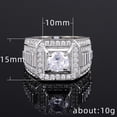 thumbnail image 6 of PULABO With handcrafted details Valentine's Day Proposal For Her Ladies Lightweight Comfortable Fit AAA Zircon CZ Ring Ideal Jewelry Gift With Gift Packaging, 6 of 8