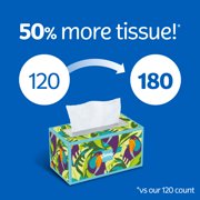 Kleenex Ultra Soft Facial Tissues, 4 Flat Boxes, 180 Tissues per Box, 3-Ply