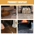 thumbnail image 3 of GAXIRE 4Pcs Silver Fire Pit Poker Tools for Grilling Camping and Fireplace Use, 3 of 8
