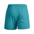 thumbnail image 5 of Hurxie Men's Athletic Running Shorts Gym Workout 7"/9"/5" Quick Dry Lightweight Sports Basketball Tennis Zipper Pockets Sky Blue,4XL, 5 of 6