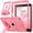 Pink, variant on Shockproof Cute Case with Stand for iPad 10.2" 7/8/9 Gen