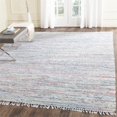 thumbnail image 2 of Safavieh Rag 2'3" X 5' Hand Woven Cotton Rug in Light Green, 2 of 3