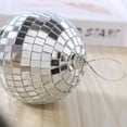 thumbnail image 4 of Mini bola de discoteca, espejo colgante de varios tamaños, adorno giratorio de bola de discoteca para fiesta, 4 of 9