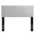 thumbnail image 4 of Modway Eloise Channel Tufted Performance Velvet Twin Headboard in Light Gray, 4 of 10