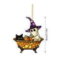 thumbnail image 3 of XINGXIANG Halloween Acrylic Pendants - 2D Flat Hanging Ornaments for Window Door Wall Party Decor, Indoor Outdoor Halloween Decorations, 3 of 4