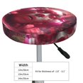 Noikeo Surreal Pink Headphones Pattern Bar Stool Cushion Cover, Round
