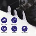 thumbnail image 3 of YISUEMI Black Labrador Dog Beach Towel Oversized 36"x72" Quick Dry Sand Free Leopard Print Beach Towels Soft Lightweight Microfiber Towels for Swim Pool Camping Travel, 3 of 5