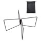 thumbnail image 4 of Soporte de refrigeración plegable Portaequipajes Soporte plegable para caja de hielo Soporte para caja de hielo para refrigerador Negro, 4 of 8