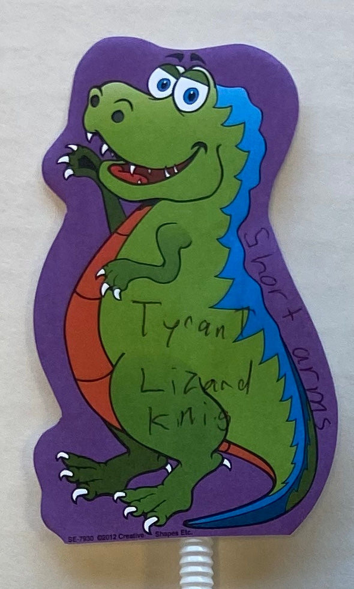 Creative Shapes Dinosaur Note Pad with T-Rex, 200 Sheets, 4 Count