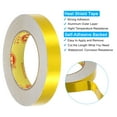 thumbnail image 3 of Uxcell Heat Shield Tape, 2Pcs 0.8Inch x 164FT Heat Reflective Adhesive Foil Tape, Gold, 3 of 5
